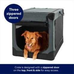 Frisco Indoor & Outdoor 3-Door Collapsible Soft-Sided Dog & Small Pet Crate -Dog Supplies Sale 105036 PT3. AC SS1800 V1667227999