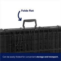 Frisco Heavy Duty Fold & Carry Double Door Collapsible Wire Dog Crate -Dog Supplies Sale 109789 PT5. AC SS1800 V1667228785