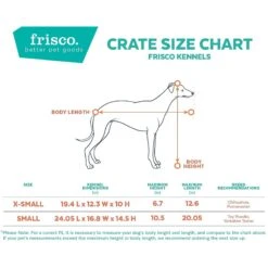 Frisco Two Door Top Load Plastic Dog & Cat Kennel -Dog Supplies Sale 122125 PT2. AC SS1800 V1645045885