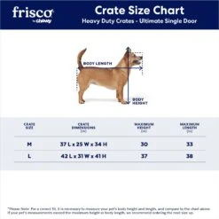 Frisco Ultimate Heavy Duty Steel Metal Single Door Dog Crate -Dog Supplies Sale 141213 PT2. AC SS1800 V1667229026