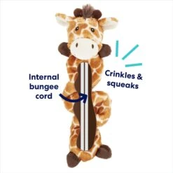 Frisco Giraffe Bungee Plush Squeaky Dog Toy -Dog Supplies Sale 152822 PT2. AC SS1800 V1686579683