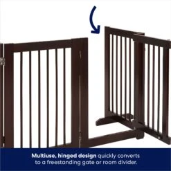 Frisco Deluxe Configurable 4-Panel Wood Dog Gate -Dog Supplies Sale 156793 PT3. AC SS1800 V1666119014
