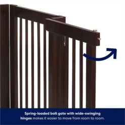 Frisco Deluxe Configurable 4-Panel Wood Dog Gate -Dog Supplies Sale 156793 PT4. AC SS1800 V1666119140