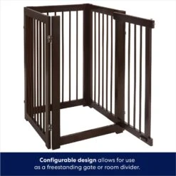 Frisco Deluxe Configurable 4-Panel Wood Dog Gate -Dog Supplies Sale 156793 PT5. AC SS1800 V1671203001
