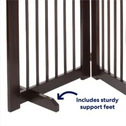 Frisco Deluxe Configurable 4-Panel Wood Dog Gate -Dog Supplies Sale 156793 PT6. AC SS1800 V1666119641