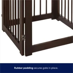 Frisco Deluxe Configurable 4-Panel Wood Dog Gate -Dog Supplies Sale 156793 PT7. AC SS1800 V1671203056