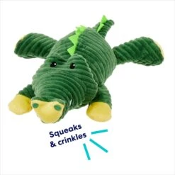 Frisco Alligator Corduroy Plush Squeaky Dog Toy -Dog Supplies Sale 174705 PT2. AC SS1800 V1686579681