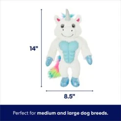 Frisco Unicorn Muscle Plush Squeaky Dog Toy -Dog Supplies Sale 174717 PT1. AC SS1800 V1695748410