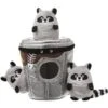Frisco Trash Can & Raccoons Hide & Seek Puzzle Plush Squeaky Dog Toy -Dog Supplies Sale 174757 Main. AC SS1800 V1572616728