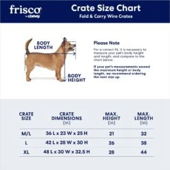 Frisco Fold & Carry Single Door Collapsible Wire Dog Crate & Mat Kit -Dog Supplies Sale 212620 PT2. AC SS1800 V1672870099