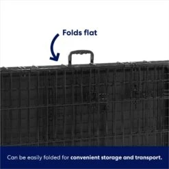 Frisco Fold & Carry Single Door Collapsible Wire Dog Crate & Mat Kit -Dog Supplies Sale 212620 PT3. AC SS1800 V1667229308