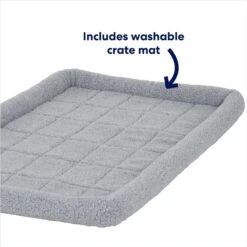 Frisco Fold & Carry Single Door Collapsible Wire Dog Crate & Mat Kit -Dog Supplies Sale 212620 PT5. AC SS1800 V1671718797