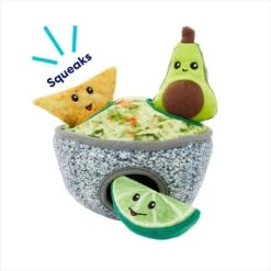 Frisco Guacamole Hide & Seek Puzzle Plush Squeaky Dog Toy -Dog Supplies Sale 213830 PT3. AC SS1800 V1693337051