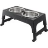 Frisco Stainless Steel Bowls With Adjustable Elevated Holder -Dog Supplies Sale 216015 MAIN. AC SS1800 V1591020379