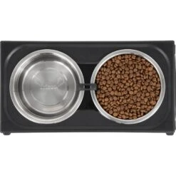 Frisco Stainless Steel Bowls With Adjustable Elevated Holder -Dog Supplies Sale 216015 PT4. AC SS1800 V1591020390