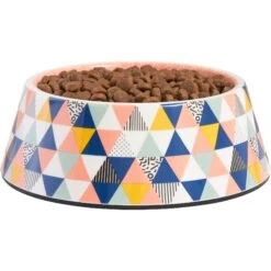 Frisco Colorful Geometric Melamine Bowl -Dog Supplies Sale 216054 PT2. AC SS1800 V1591020749