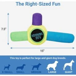 Frisco Retro Whack It! Ballistic Nylon Plush Squeaky Dog Toy -Dog Supplies Sale 230302 PT1. AC SS1800 V1599945378