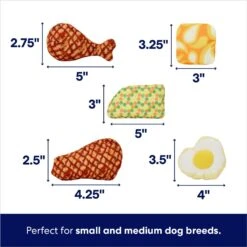 Frisco Microwave Dinner Interactive Plush Squeaky Dog Toy -Dog Supplies Sale 230343 PT2. AC SS1800 V1695748358