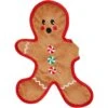 Frisco Holiday Gingerbread Man Flat Plush Squeaky Dog Toy -Dog Supplies Sale 233241 MAIN. AC SS1800 V1694813159