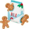 Frisco Holiday Milk & Gingerbread Cookies Hide & Seek Puzzle Plush Squeaky Dog Toy -Dog Supplies Sale 233262 MAIN. AC SS1800 V1694814415