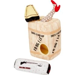 Frisco Holiday Fragile Box Hide & Seek Puzzle Plush Squeaky Dog Toy -Dog Supplies Sale 233274 PT3. AC SS1800 V1600882257