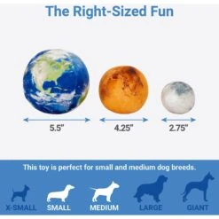 Frisco Earth, Mars, And Moon Plush Squeaky Dog Toy -Dog Supplies Sale 233587 PT1. AC SS1800 V1602685891