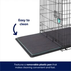 Frisco Heavy Duty Enhanced Lock Double Door Fold & Carry Wire Dog Crate & Mat Kit -Dog Supplies Sale 233736 PT4. AC SS1800 V1671661416