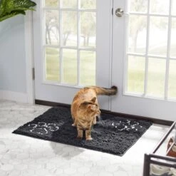 Frisco Microfiber Chenille Paw Print Doormat -Dog Supplies Sale 235886 PT4. AC SS1800 V1606833847