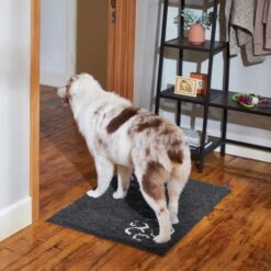 Frisco Microfiber Chenille Paw Print Doormat -Dog Supplies Sale 235886 PT6. AC SS1800 V1606833157