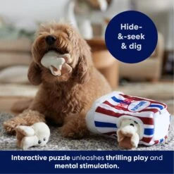 Frisco Zoomies & Chill Popcorn Hide & Seek Puzzle Plush Squeaky Dog Toy -Dog Supplies Sale 241679 PT5. AC SS1800 V1695748895