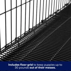 Frisco Heavy Duty All-in-1 Multi-Stage 3 Door Collapsible Wire Dog Crate -Dog Supplies Sale 247915 PT3. AC SS1800 V1609194742