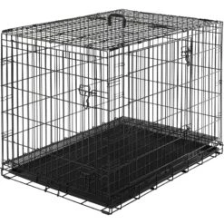 Frisco Heavy Duty All-in-1 Multi-Stage 3 Door Collapsible Wire Dog Crate -Dog Supplies Sale 247915 PT7. AC SS1800 V1611872185