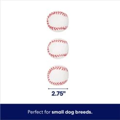 Frisco Baseball Hide & Seek Puzzle Plush Squeaky Dog Toy -Dog Supplies Sale 252758 PT2. AC SS1800 V1695760988