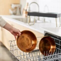 Frisco Copper Stainless Steel Elevated Foldable Double Dog & Cat Bowls -Dog Supplies Sale 253060 PT7. AC SS1800 V1616595568