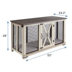 Frisco "Denver" Dog Crate Credenza & Mat Kit -Dog Supplies Sale 255326 PT2. AC SS1800 V1682698710