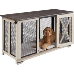 Frisco "Denver" Dog Crate Credenza & Mat Kit -Dog Supplies Sale 255326 PT3. AC SS1800 V1617037359