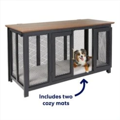 Frisco "Venice" Dog Crate Credenza & Mat Kit -Dog Supplies Sale 255328 PT3. AC SS1800 V1667228979