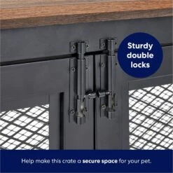 Frisco "Venice" Dog Crate Credenza & Mat Kit -Dog Supplies Sale 255328 PT5. AC SS1800 V1667227509