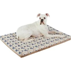Frisco Micro Terry & Novelty Print Reversible Orthopedic Dog Crate Mat -Dog Supplies Sale 255345 PT2. AC SS1800 V1616087643