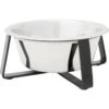 Frisco Black Iron Non-Skid Stainless Steel Dog & Cat Bowl -Dog Supplies Sale 257152 MAIN. AC SS1800 V1615311126