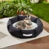 Frisco Indoor/Outdoor Deep Dish Cuddler Bolster Cat & Dog Bed -Dog Supplies Sale 262150 MAIN. AC SS1800 V1619807932