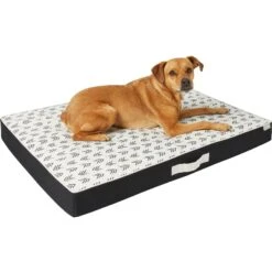 Frisco Indoor/Outdoor Arrow Print Pillow Dog Bed W/Removable Cover -Dog Supplies Sale 262153 PT2. AC SS1800 V1619534330