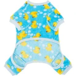 Frisco Dog & Cat Cozy Plush Fleece PJs, Rubber Ducky -Dog Supplies Sale 268465 PT4. AC SS1800 V1637715994