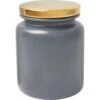 Frisco Modern Gold Rim Ceramic Treat Jar -Dog Supplies Sale 270190 MAIN. AC SS1800 V1620685036