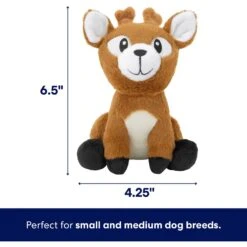 Frisco Camping Deer Plush Squeaky Dog Toy -Dog Supplies Sale 270997 PT1. AC SS1800 V1686579634