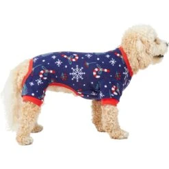 Frisco Snowy Nights Dog & Cat Cozy Polar Fleece PJs -Dog Supplies Sale 276448 PT3. AC SS1800 V1637674030