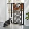Frisco Metal Pattern Extra Tall Auto-close Dog Gate -Dog Supplies Sale 280288 MAIN. AC SS1800 V1627400491