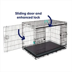 Frisco Heavy Duty Enhanced Lock Sliding Double Door Fold & Carry Wire Dog Crate & Mat Kit 11 Frisco Heavy Duty Enhanced Lock Sliding Double Door Fold & Carry Wire Dog Crate & Mat Kit -Dog Supplies Sale 297461 PT3. AC SS1800 V1633114897
