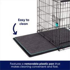 Frisco Heavy Duty Enhanced Lock Sliding Double Door Fold & Carry Wire Dog Crate & Mat Kit 12 Frisco Heavy Duty Enhanced Lock Sliding Double Door Fold & Carry Wire Dog Crate & Mat Kit -Dog Supplies Sale 297461 PT4. AC SS1800 V1633115628