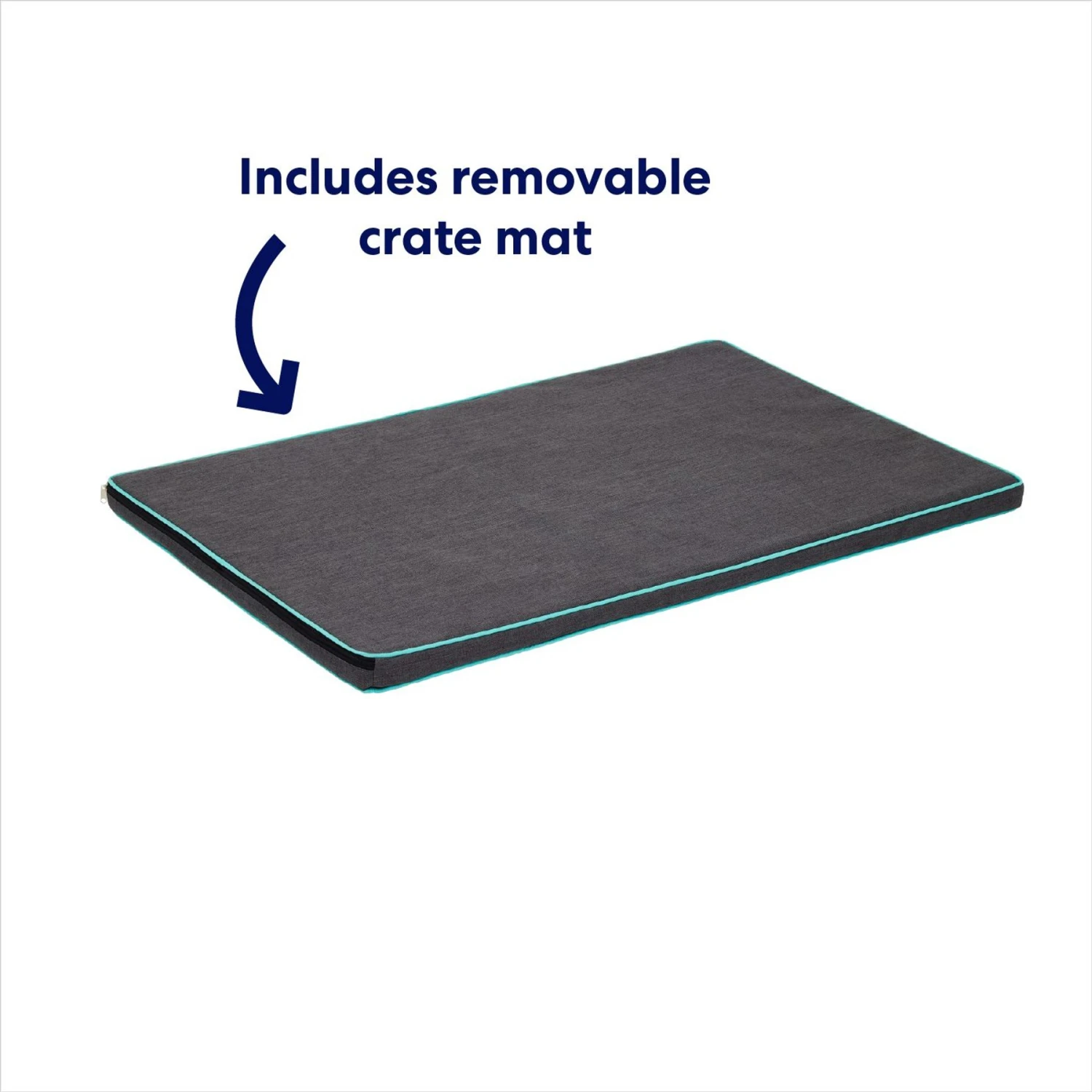 Frisco Heavy Duty Enhanced Lock Sliding Double Door Fold & Carry Wire Dog Crate & Mat Kit 7 Frisco Heavy Duty Enhanced Lock Sliding Double Door Fold & Carry Wire Dog Crate & Mat Kit - Image 6